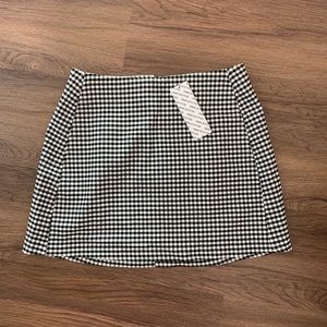 Urban Outfitters Gingham Plaid Mini Skirt